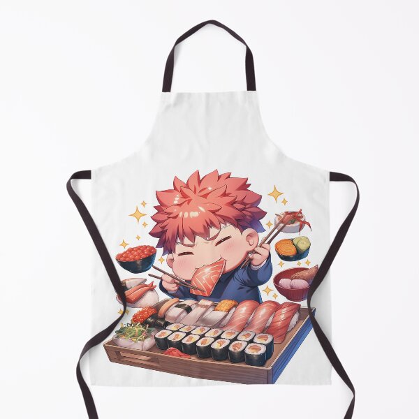 Item preview, Shirou Emiya Fate Stay Night Chibi Sushi Big Bite designed and sold by Spraykart.
