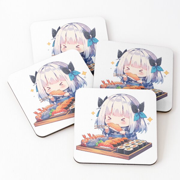 Item preview, Tobiichi Origami Date A Live Chibi Sushi Feast designed and sold by Spraykart.