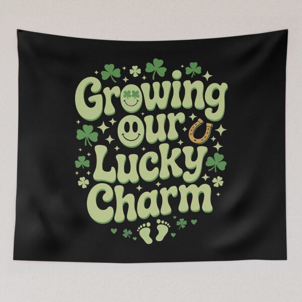 Item preview, Growing Our Lucky Charm St Patrick's Day Pregnancy Maternity designed and sold by HellD3vil-Art.