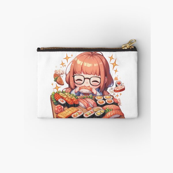 Item preview, Futaba Sakura Persona 5 Chibi Sushi Nerd Mode designed and sold by Spraykart.