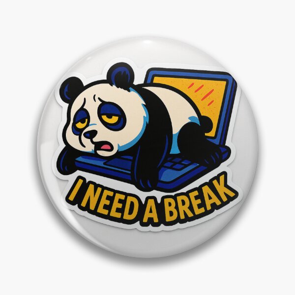 Item preview, Tired Panda Needs a Break designed and sold by NaizPixel.