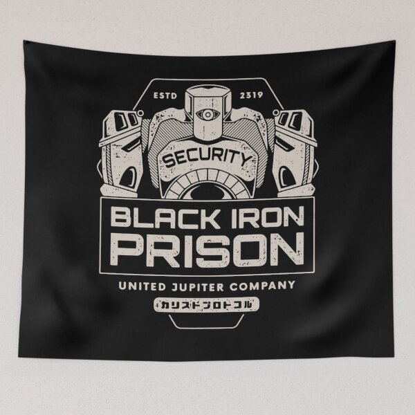 Item preview, Black Iron Prison Security Robots United Jupiter Company designed and sold by Love-that-a-lot.
