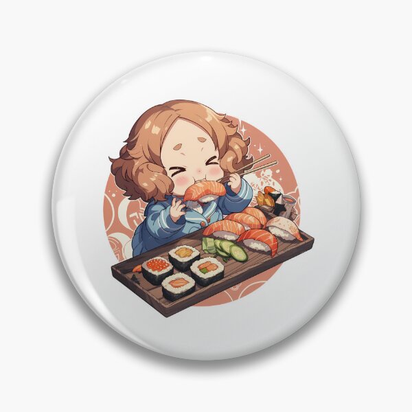 Item preview, Haru Okumura Persona 5 Kawaii Chibi Sushi Time designed and sold by Spraykart.