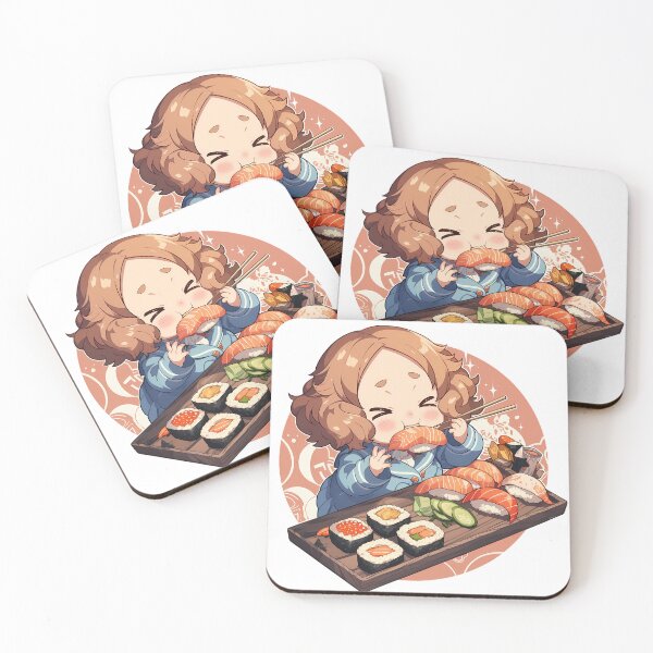Item preview, Haru Okumura Persona 5 Kawaii Chibi Sushi Time designed and sold by Spraykart.