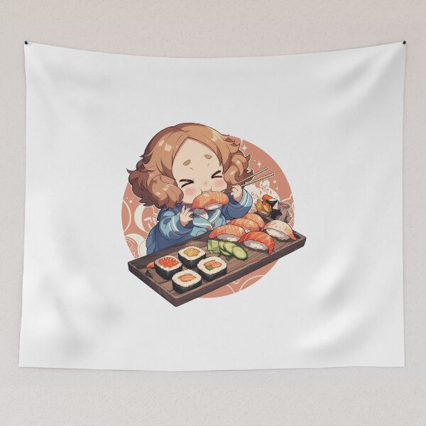 Item preview, Haru Okumura Persona 5 Kawaii Chibi Sushi Time designed and sold by Spraykart.