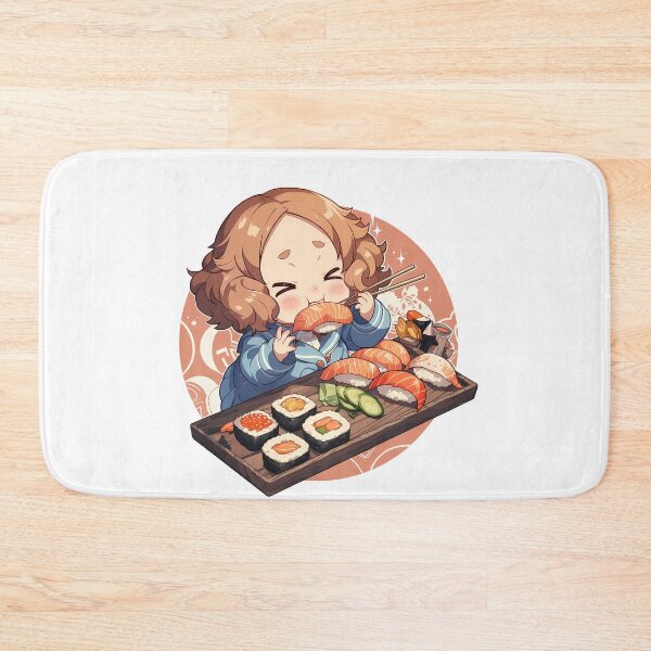 Item preview, Haru Okumura Persona 5 Kawaii Chibi Sushi Time designed and sold by Spraykart.