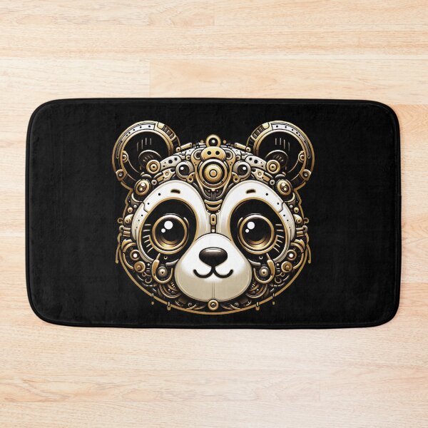 Item preview, Mechanical Panda Steampunk Futuristic Kawaii designed and sold by FlavaVerda.
