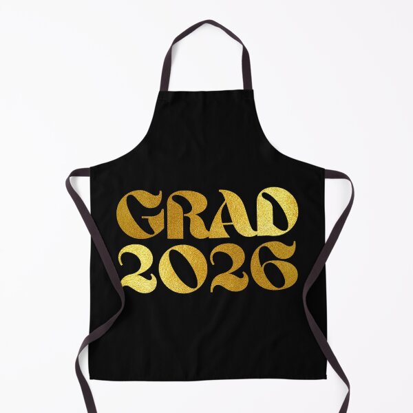 Item preview, Class of 2026 Senior Grad Graduation 2026 Gold Look Typography Gift on Black designed and sold by Artycom.