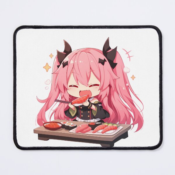 Item preview, Krul Tepes Seraph Of The End Chibi Kawaii Sushi Queen designed and sold by Spraykart.