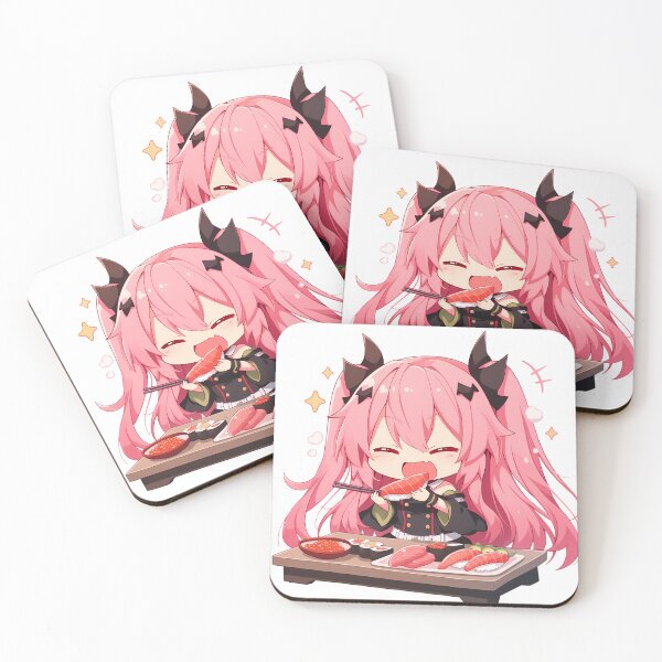 Item preview, Krul Tepes Seraph Of The End Chibi Kawaii Sushi Queen designed and sold by Spraykart.