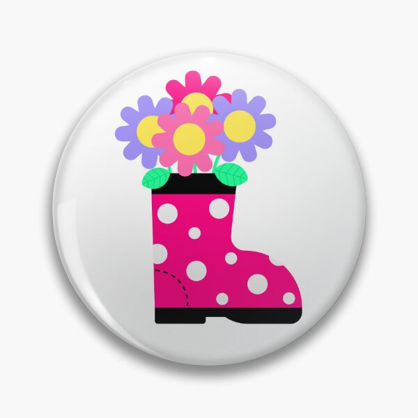 Item preview, Cute Spring Floral Rain Boots for Kids Garden Theme designed and sold by nuchz.
