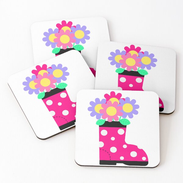 Item preview, Cute Spring Floral Rain Boots for Kids Garden Theme designed and sold by nuchz.