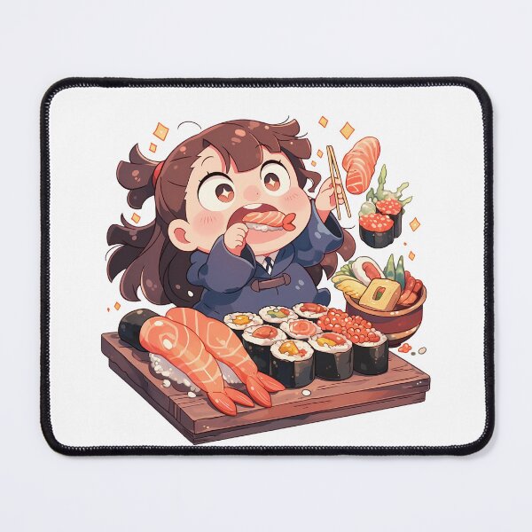 Item preview, Atsuko Kagari Little Witch Academia Chibi Sushi Chaos designed and sold by Spraykart.