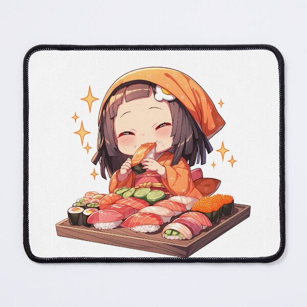 Item preview, Nadeko Sengoku Bakemonogatari Sushi Orange Hood Chibi designed and sold by Spraykart.