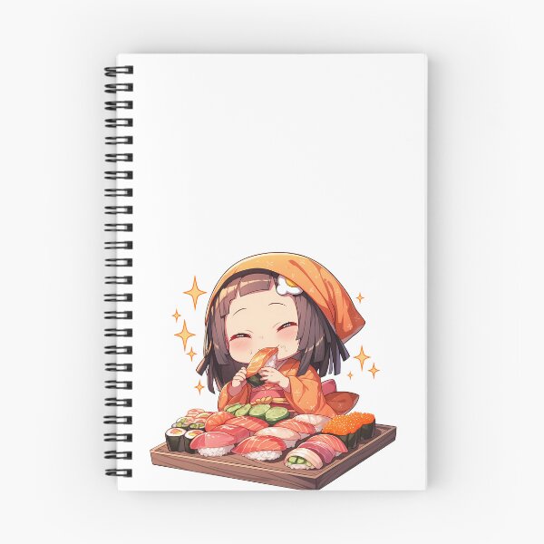 Item preview, Nadeko Sengoku Bakemonogatari Sushi Orange Hood Chibi designed and sold by Spraykart.