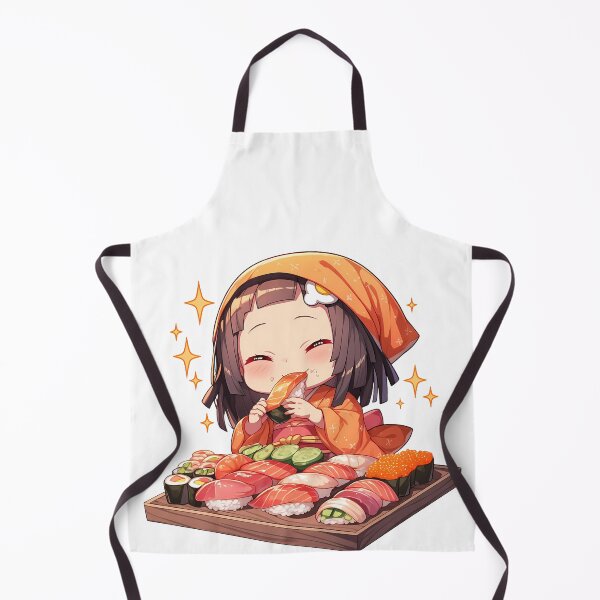 Item preview, Nadeko Sengoku Bakemonogatari Sushi Orange Hood Chibi designed and sold by Spraykart.