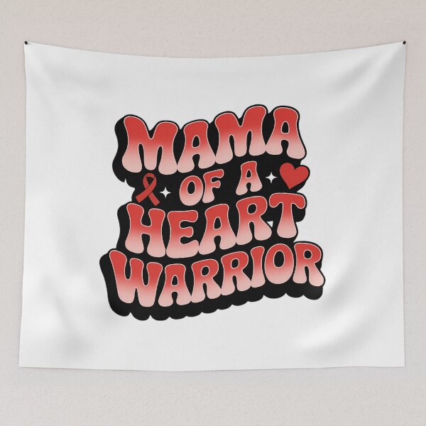 Item preview, Groovy Mama of A Heart Warrior Disease Awareness CHD designed and sold by HellD3vil-Art.