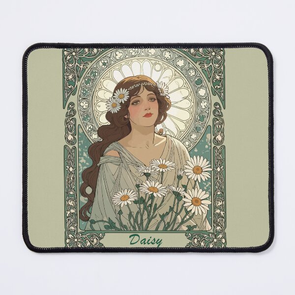 Item preview, Classic Art Nouveau Daisy designed and sold by taiche.