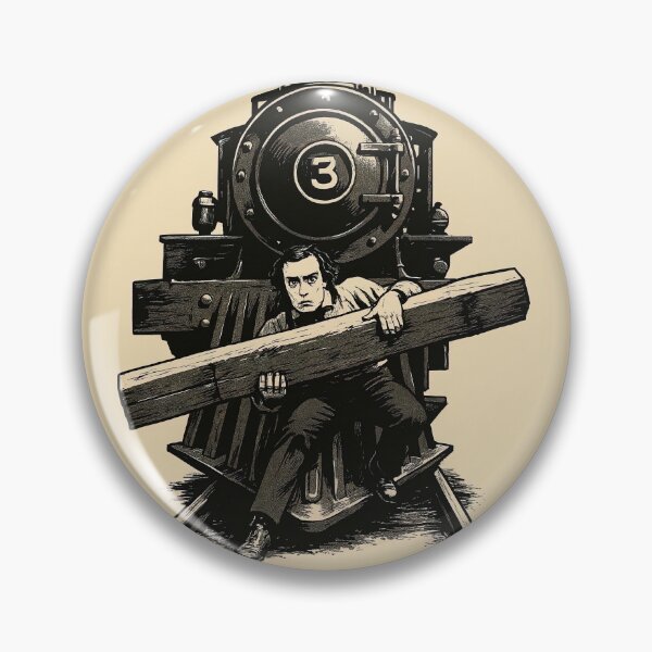 Item preview, The General Buster Keaton Classic Poster designed and sold by Retr0Tshirts.