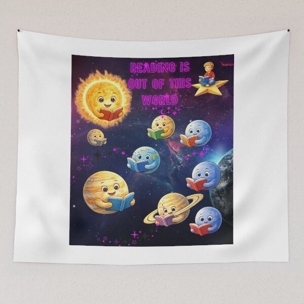 Item preview, Reading is Out of This World designed and sold by Jusiasw.