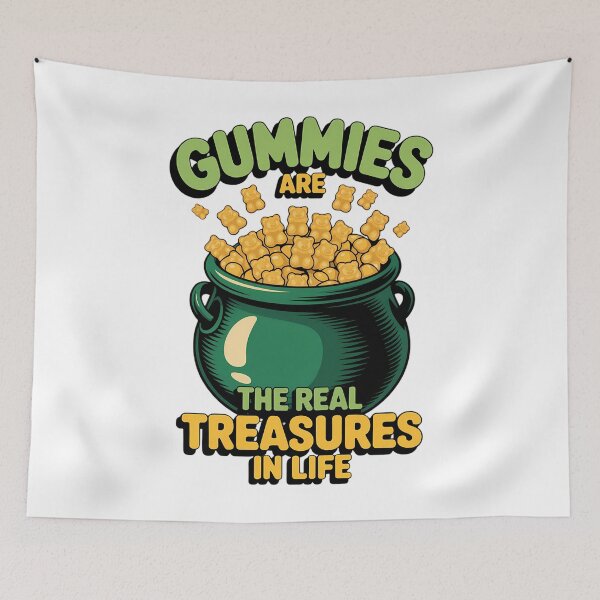Item preview, Gummies Are The Real In Life Fun St Patricks Day designed and sold by HellD3vil-Art.