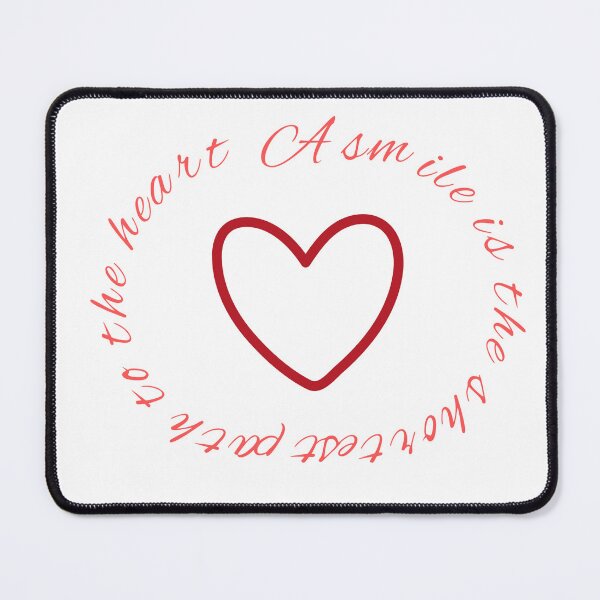 Item preview, A smile is the shortest path to the heart designed and sold by abc-mar.