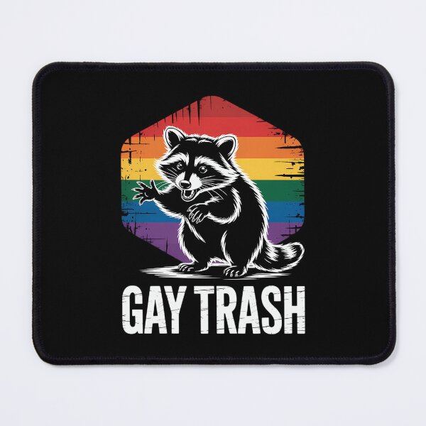 Item preview, Gay Trash Raccoon LGBT Rainbow Gay Pride Month designed and sold by VENOM0RIOT.