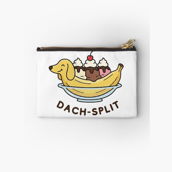 Item preview, Dach-Split Funny Dachshund Banana Split T-Shirt | Cute Dog Dessert Pun | Dog Lover Gift designed and sold by aiqdelicia.