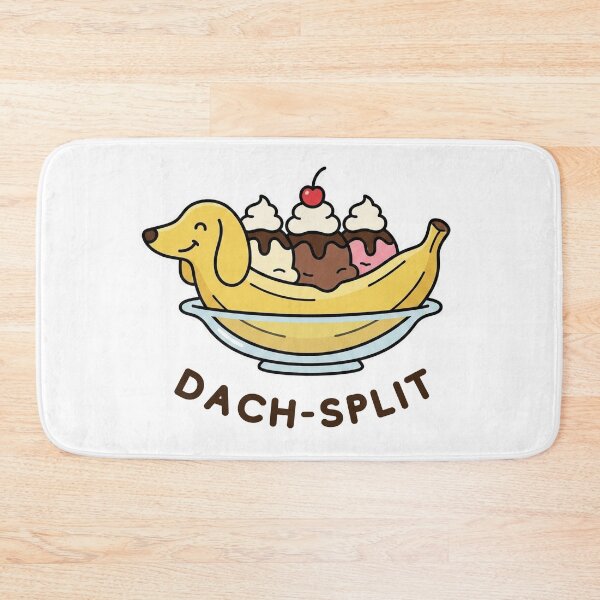 Item preview, Dach-Split Funny Dachshund Banana Split T-Shirt | Cute Dog Dessert Pun | Dog Lover Gift designed and sold by aiqdelicia.