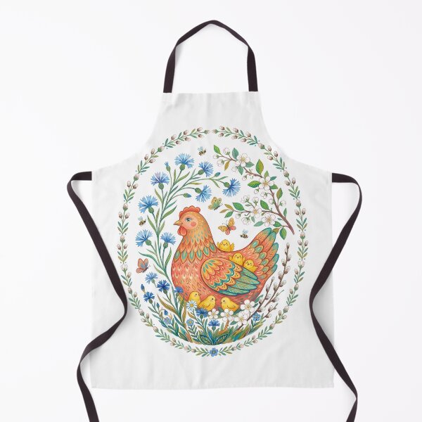Item preview, Cute Chickens Spring Floral Vintage Easter designed and sold by SecretDicer.