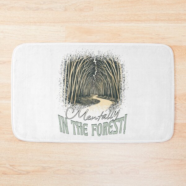 Item preview, Mentally in the Forest – Dark Aesthetic Nature Path Illustration designed and sold by TestudoDesign.