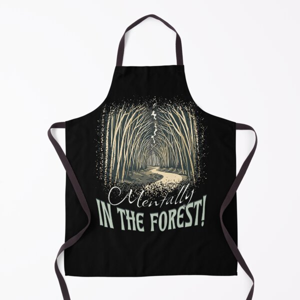 Item preview, Mentally in the Forest – Dark Aesthetic Nature Path Illustration designed and sold by TestudoDesign.