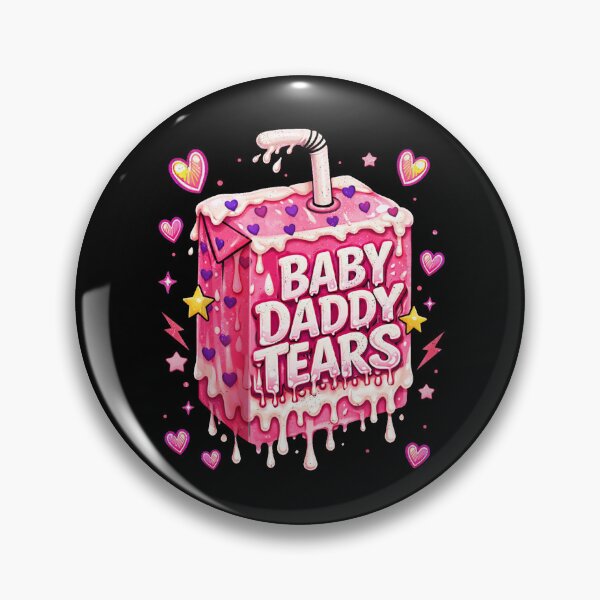 Item preview, Funny Baby Daddy Tears Pink Juice Box Humor Sarcastic Quote Design designed and sold by Patchina.