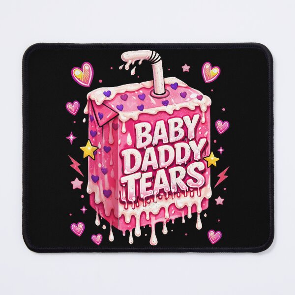 Item preview, Funny Baby Daddy Tears Pink Juice Box Humor Sarcastic Quote Design designed and sold by Patchina.