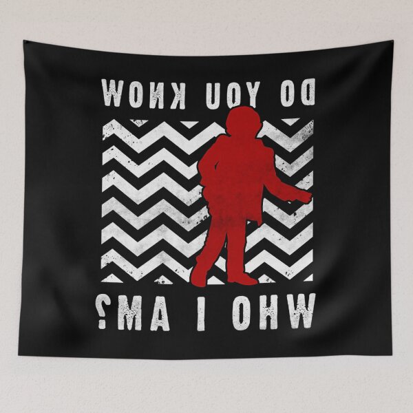 Item preview, Twin Peaks Do You Know Who I Am The Arm Text Distressed Logo designed and sold by mortenjees6.