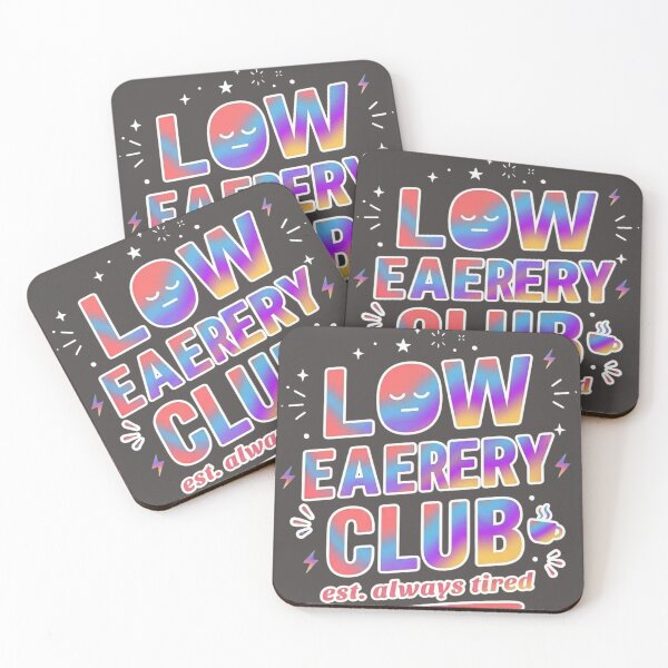 Item preview, Low Energy Club – Always Tired Shirt  designed and sold by SarcasmThreads.