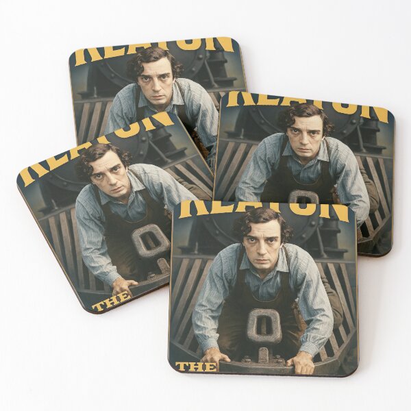 Item preview, The General Buster Keaton Vintage Film Poster designed and sold by Retr0Tshirts.