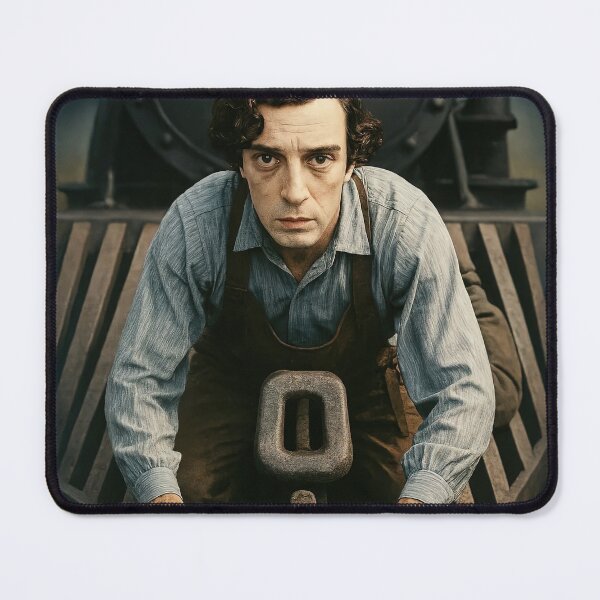 Item preview, The General Buster Keaton Vintage Film Poster designed and sold by Retr0Tshirts.
