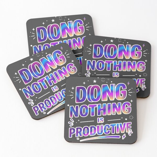 Item preview, Doing Nothing Is Productive – Funny Shirt  designed and sold by SarcasmThreads.