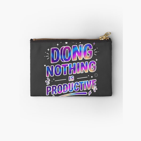 Item preview, Doing Nothing Is Productive – Funny Shirt  designed and sold by SarcasmThreads.