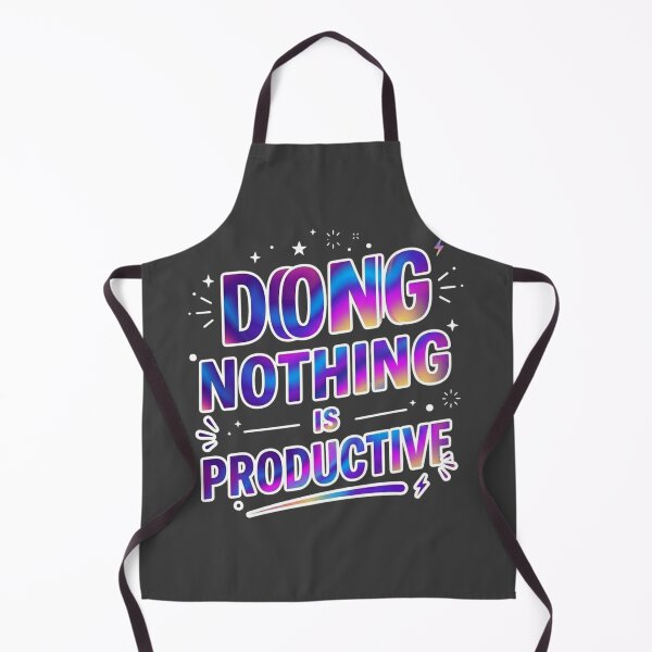 Item preview, Doing Nothing Is Productive – Funny Shirt designed and sold by SarcasmThreads.
