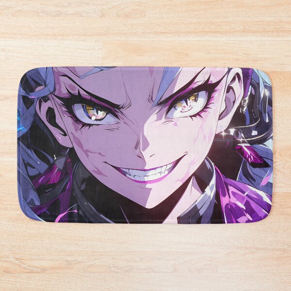 Item preview, Daki Demon Slayer Glamorous Waifu Purple Glow Fierce Smile designed and sold by Spraykart.