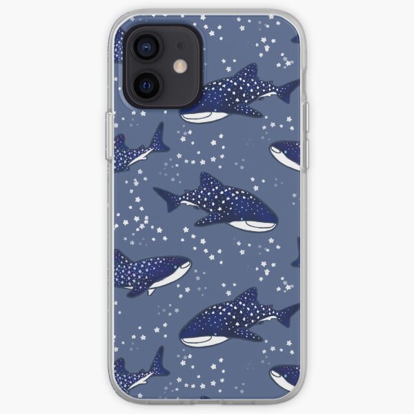 Starry Whale Sharks (Dark version) iPhone Soft Case