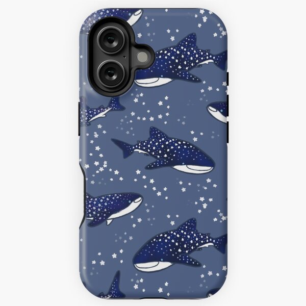 Vista previa del artículo con la obra «Tiburones ballena estrellados (versión oscura)», diseñado y vendido por soyrwoo.