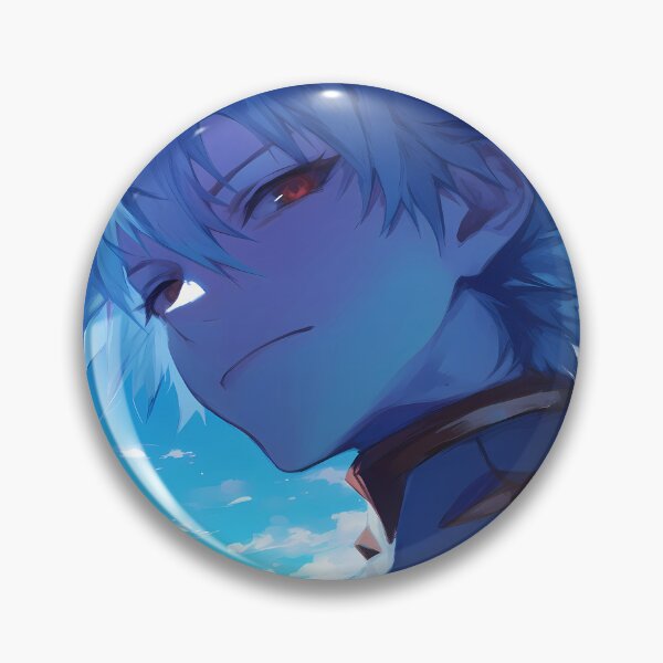 Item preview, Kaworu Nagisa Neon Genesis Evangelion Ocean Blue Serenity designed and sold by Spraykart.