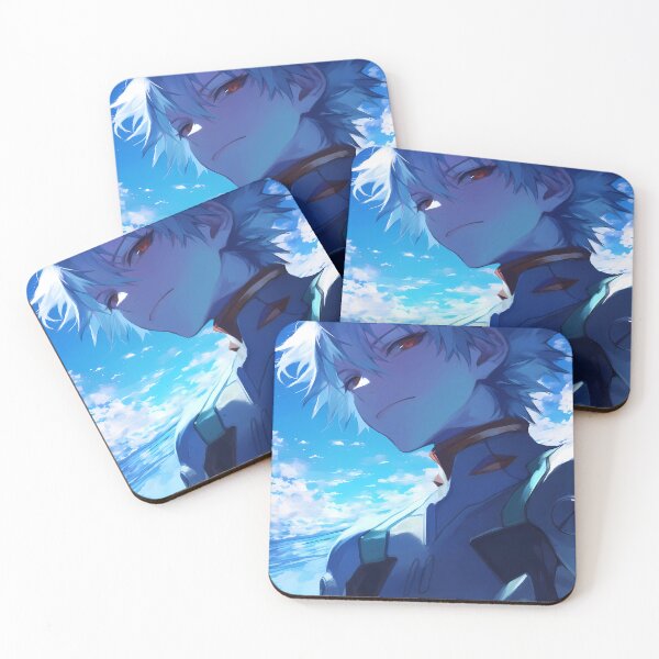 Item preview, Kaworu Nagisa Neon Genesis Evangelion Ocean Blue Serenity designed and sold by Spraykart.