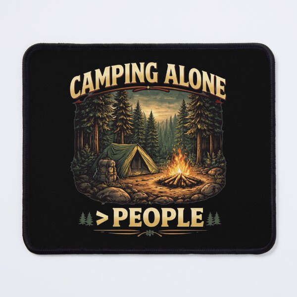 Item preview, Camping Alone Better Than People Funny Introvert Camping Design designed and sold by Tropivaro.