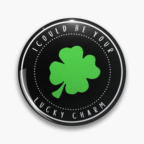 Item preview, Lucky Charm design for black backgroud designed and sold by DaisyBirdShop.