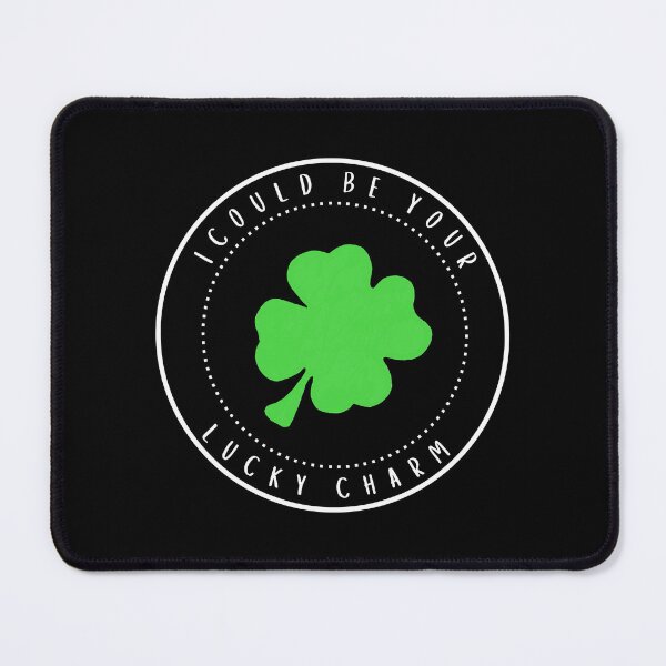 Item preview, Lucky Charm design for black backgroud designed and sold by DaisyBirdShop.