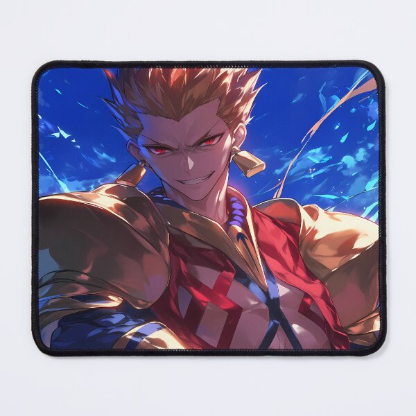 Item preview, Gilgamesh Fate Stay Night Golden Armor King With Smug Grin designed and sold by Spraykart.